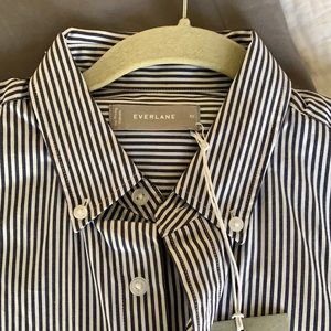 Everlane Men’s Stripe short sleeve button down